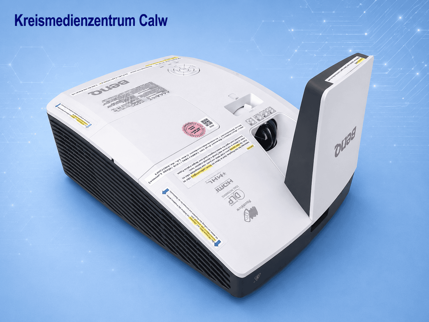 Projektor im Kreismedienzentrum Calw für Präsentationen.