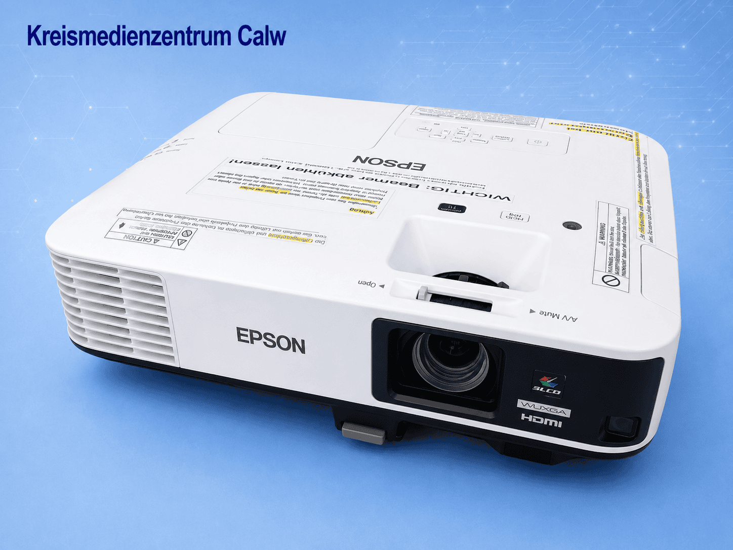 Epson EB-1980WU Beamer mit hoher Helligkeit und 3LCD-Technologie.