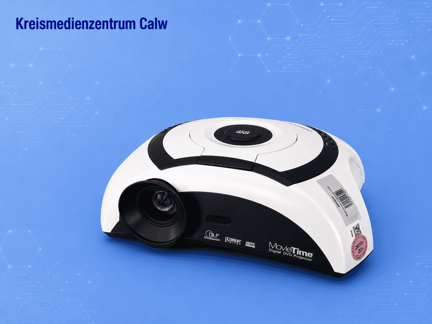 Mobiler Projektor im Kreismedienzentrum Calw für Präsentationen.