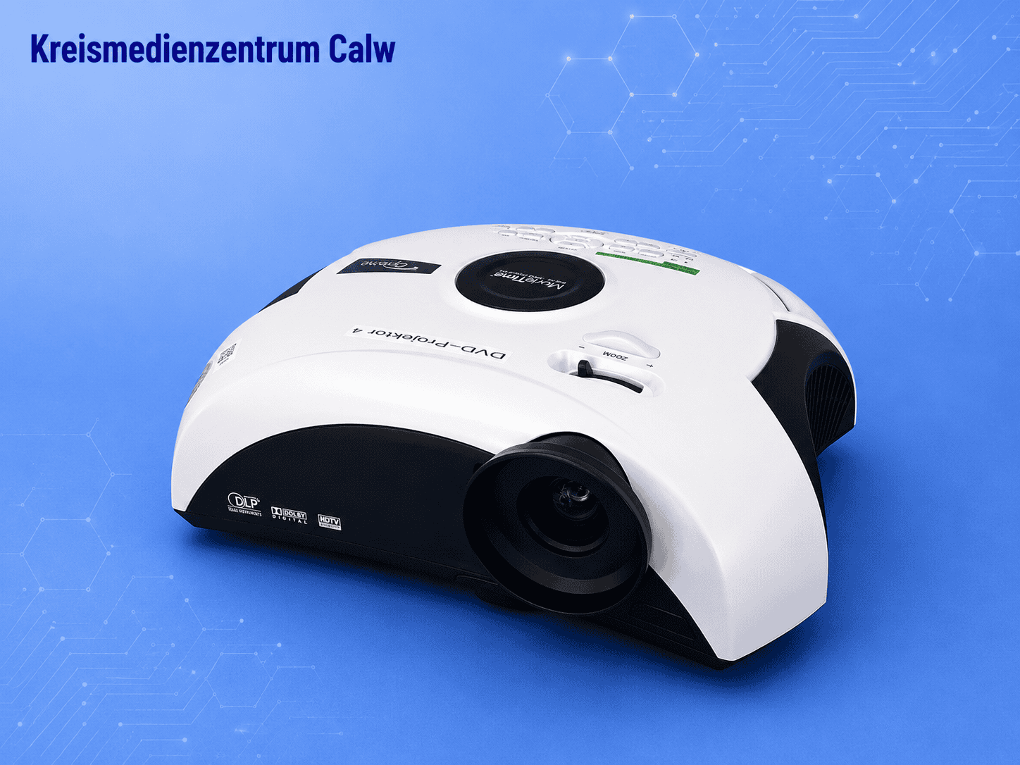 Projektor des Kreismedienzentrums Calw für Präsentationen.